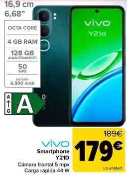 Carrefour vivo smartphone y21d oferta