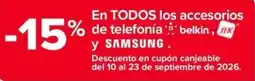 Carrefour belkin nk samsung accesorios de telefonía oferta
