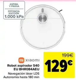 Carrefour Xiaomi robot aspirador S40 EU BHR084AEU oferta