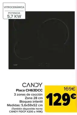 Carrefour Candy Placa CH63DCC oferta