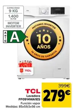 Carrefour TCL Lavadora FF0914WA1ES oferta
