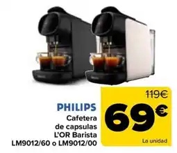 Carrefour Philips Cafetera de capsulas L'OR Barista oferta
