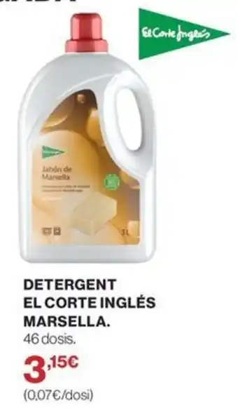 El Corte Inglés jabón de Marsella