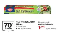 El Corte Inglés Albal film transparente oferta