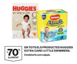 El Corte Inglés En tots els productes huggies extra care i little swimmers oferta