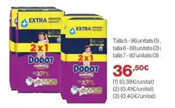 El Corte Inglés Dodot activity oferta
