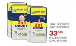 El Corte Inglés Dudot sensitive oferta