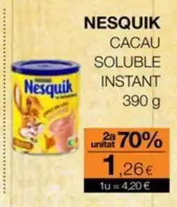 Plusfresc Nesquik cacao soluble instant oferta