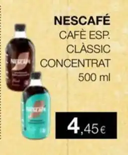 Plusfresc Nescafé café esp. clàssic concentrat oferta