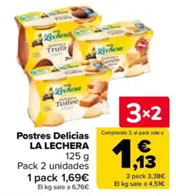 Carrefour Postres Delicias La Lechera oferta
