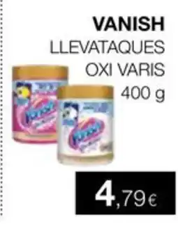 Plusfresc Vanish llevataques oxi varis oferta