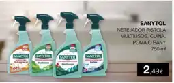 Plusfresc Sanytol netejador pistola multiusos, cuina, poma o bany oferta