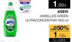 Plusfresc Asevi vaixelles green ultraconcentrat oferta