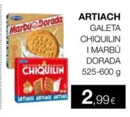 Plusfresc Artiach galeta chiquilin i marbú dorada oferta