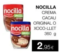 Plusfresc Nocilla crema cacao original o xoco-llet oferta