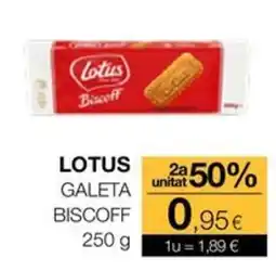 Plusfresc Lotus galeta biscoff oferta