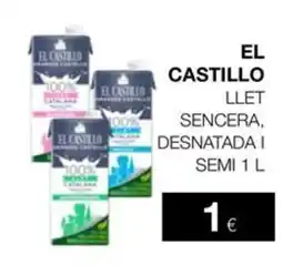 Plusfresc El Castillo llet sencera, desnatada i semi oferta