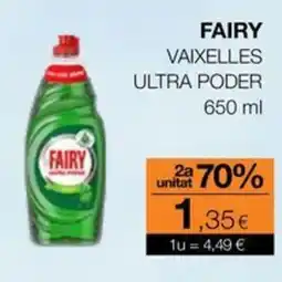 Plusfresc Fairy vaixelles ultra poder oferta