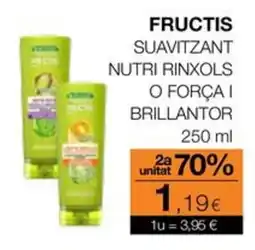 Plusfresc Fructis suavitizant nutri rinxols o força i brillantor oferta