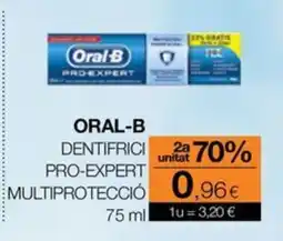 Plusfresc oral-b dentifrici pro-expert multiprotecció oferta