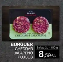 Plusfresc Pujol's burguer cheddar jalapeño oferta