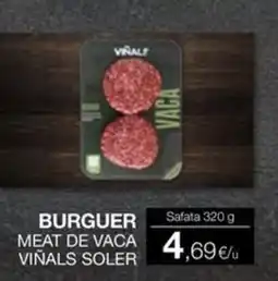 Plusfresc Viñals Soler burguer meat de vaca oferta