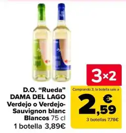 Carrefour Dama del Lago Verdejo o Verdejo-Sauvignon blanc oferta