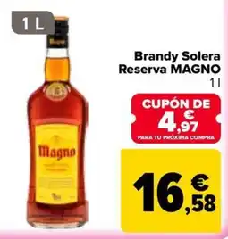 Carrefour Magno Brandy Solera Reserva oferta