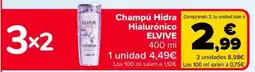 Carrefour Elvive champú hidra hialurónico oferta