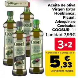 Carrefour Coosur aceite de oliva virgen extra oferta