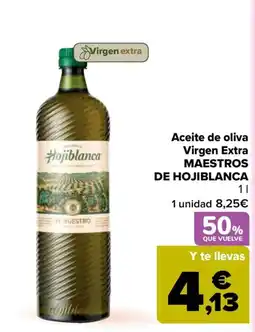 Carrefour Hojiblanca aceite de oliva virgen extra maestros de hojiblanca oferta