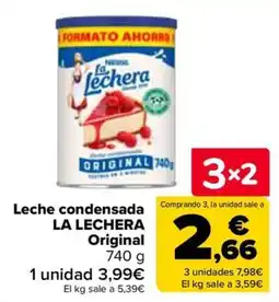 Carrefour La Lechera leche condensada original oferta