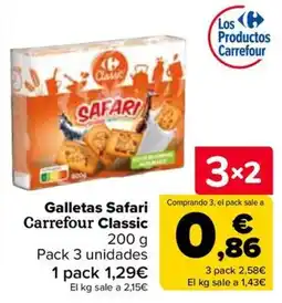 Carrefour Carrefour Classic Galletas Safari oferta