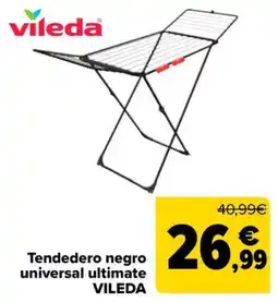Carrefour Vileda tendedero negro universal ultimate oferta