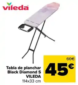 Carrefour Vileda tabla de planchar black diamond s oferta