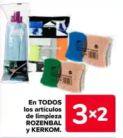 Carrefour Rozenbal y Kerkom en todos los articulos de limpieza oferta