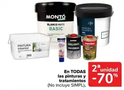 Carrefour En todas las pinturas y tratamientos oferta