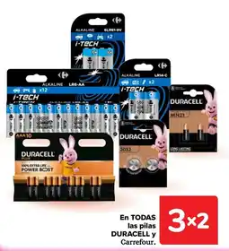 Carrefour Duracell en todas las pilas oferta