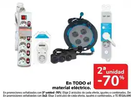 Carrefour En todo el material eléctrico oferta