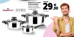 Carrefour Magefesa batería de cocina 5 piezas style oferta