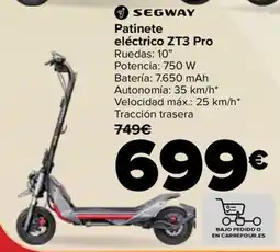 Carrefour Segway patinete eléctrico ZT3 Pro oferta