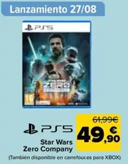 Carrefour PlayStation 5 Star Wars Zero Company oferta