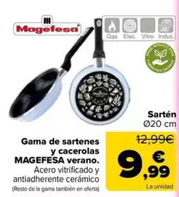 Carrefour Magefesa sartenes y cacerolas verano oferta