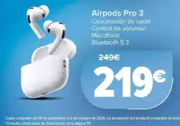 Carrefour Airpods Pro 3 oferta