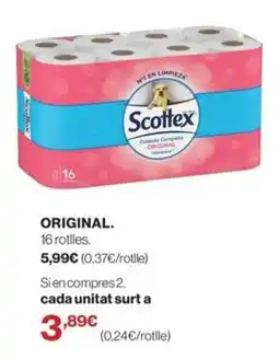 El Corte Inglés Scottex original oferta