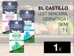 Plusfresc El Castillo llet sencera, desnatada i semi oferta