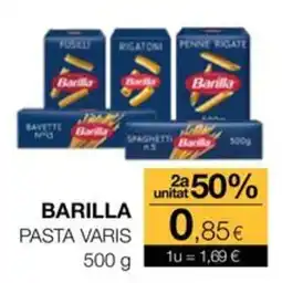 Plusfresc Barilla pasta varis oferta