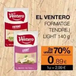 Plusfresc El Ventero formatge tendre i light oferta
