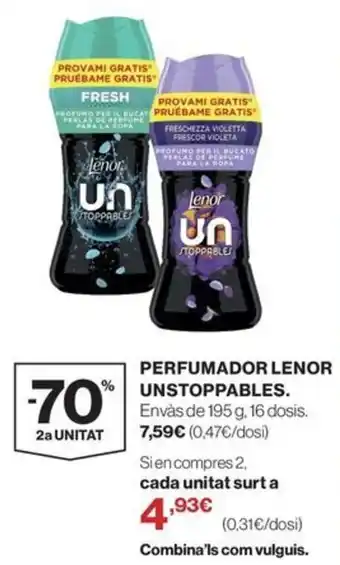 Lenor Unstopables perfumador