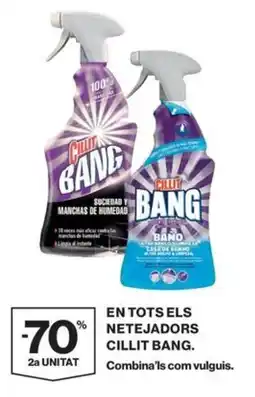 El Corte Inglés Cillit bang en tots els netejadors oferta